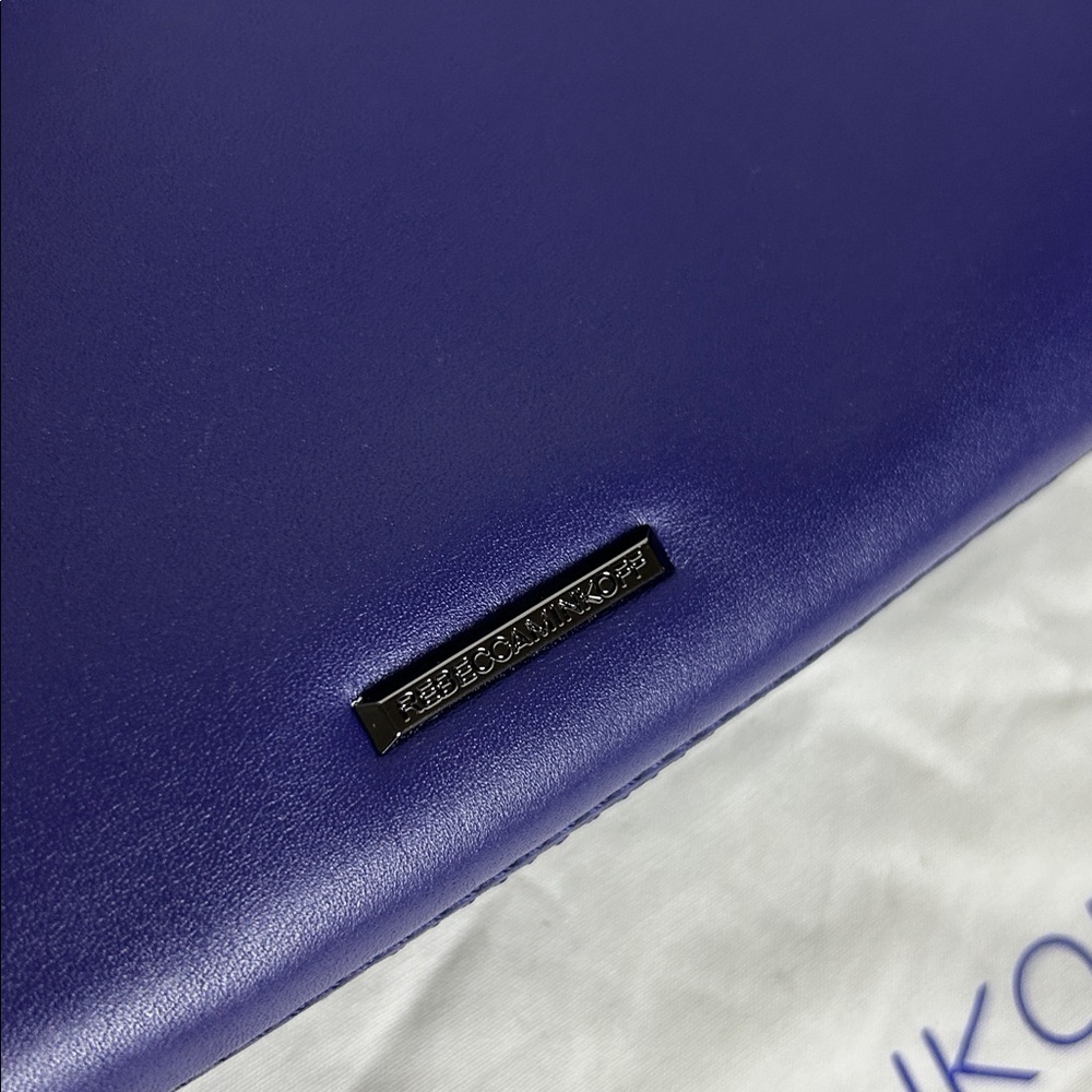 Rebecca Minkoff Navy/Purple Leather Crossbody - Picture 7 of 13